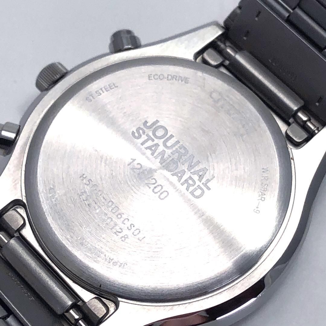 【美品・箱付・限定】Citizen シチズン ジャーナルスタンダード コラボ／H500-006CSOJ／クォーツ／ステンレス／シルバー・ブラック・クリーム