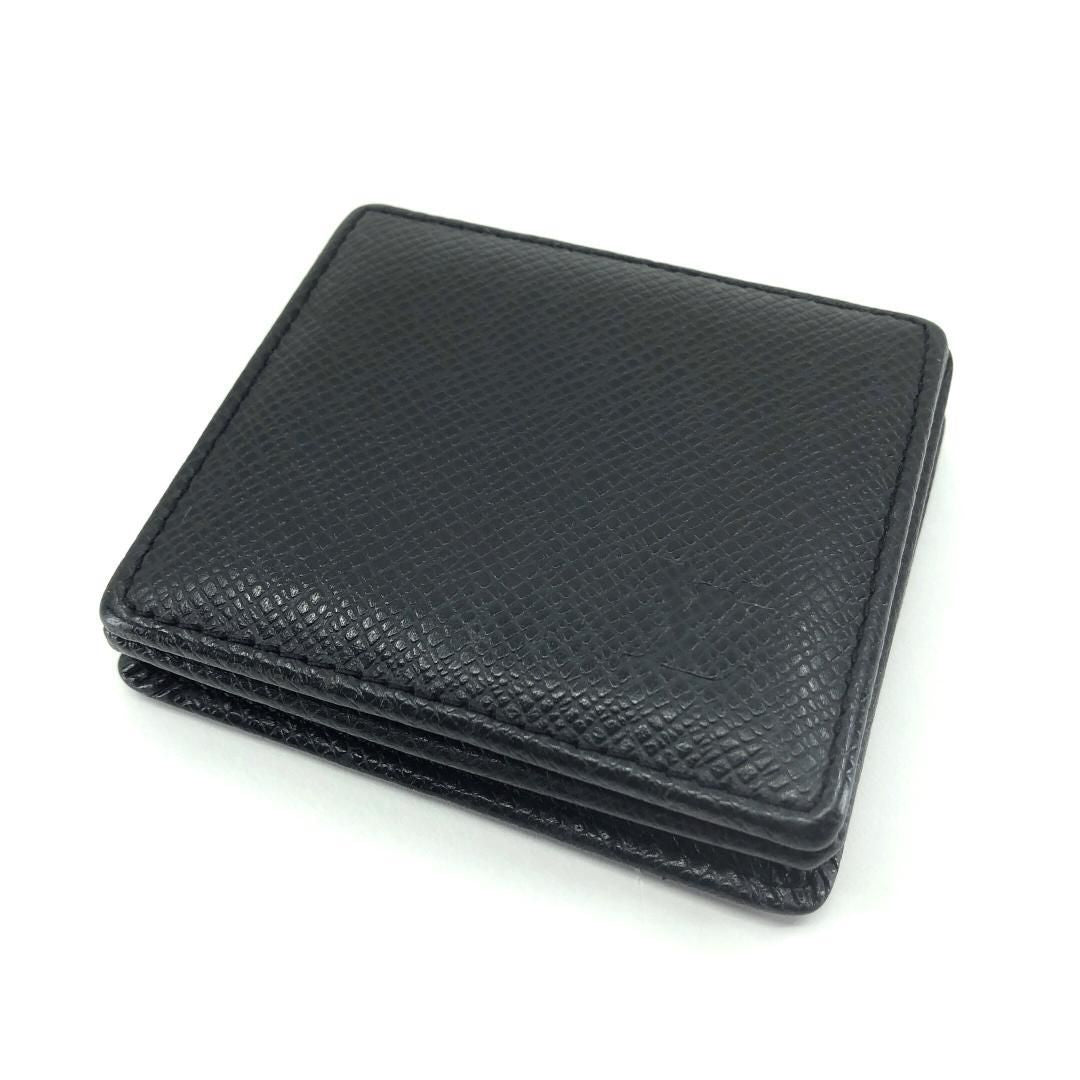 【美品】LOUIS VUITTON ルイヴィトン／コインケース ポルトモネ ボワット タイガ M30382／レザー／ブラック