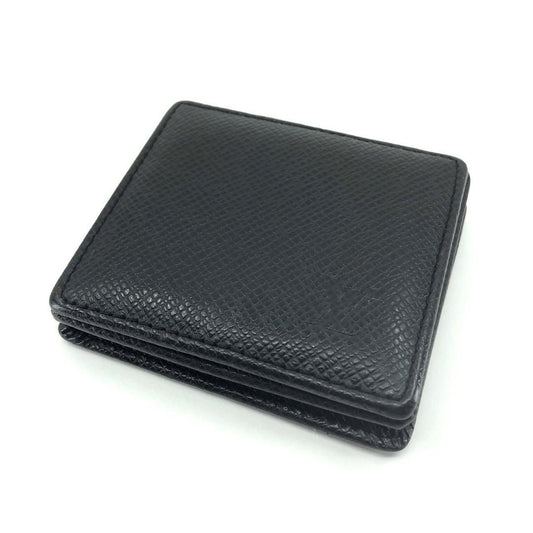 【美品】LOUIS VUITTON ルイヴィトン／コインケース ポルトモネ ボワット タイガ M30382／レザー／ブラック