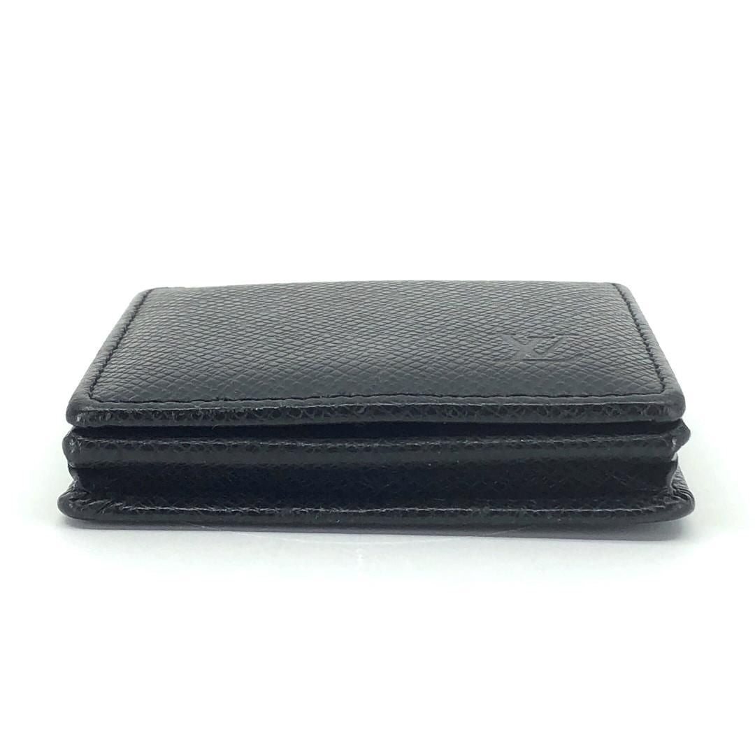 【美品】LOUIS VUITTON ルイヴィトン／コインケース ポルトモネ ボワット タイガ M30382／レザー／ブラック