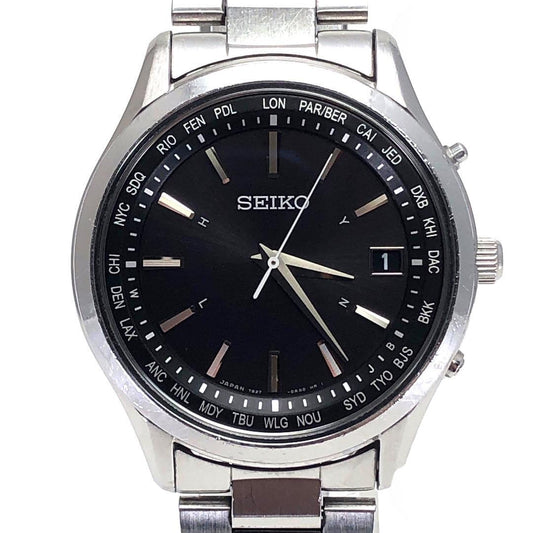 セイコー／セレクション 7B27-0AA0／ソーラークォーツ／ステンレス／シルバー・ブラック