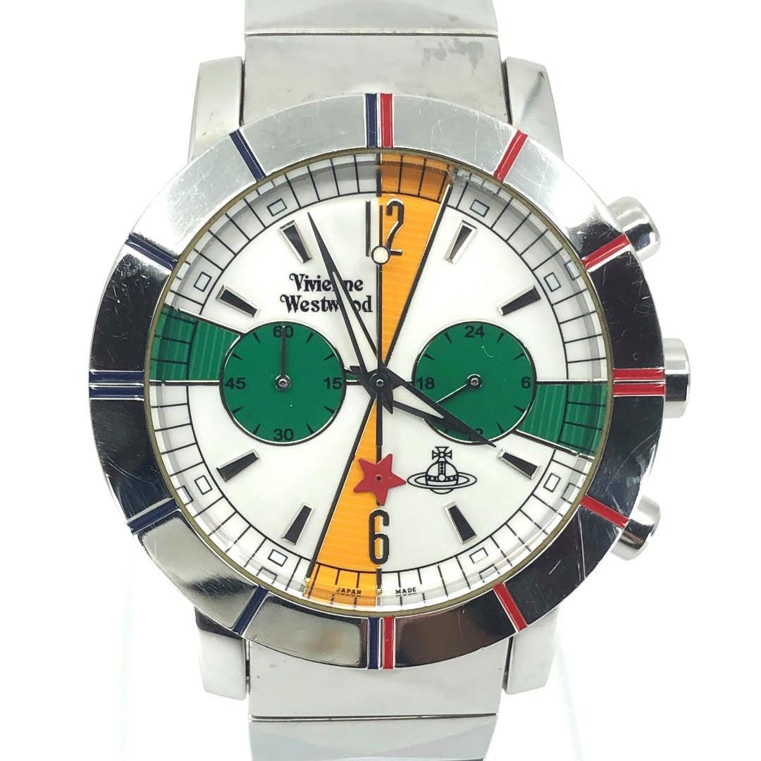 【希少】Vivienne Westwood ヴィヴィアンウエストウッド／VW-2051／クォーツ／ステンレス／シルバー・ホワイト
