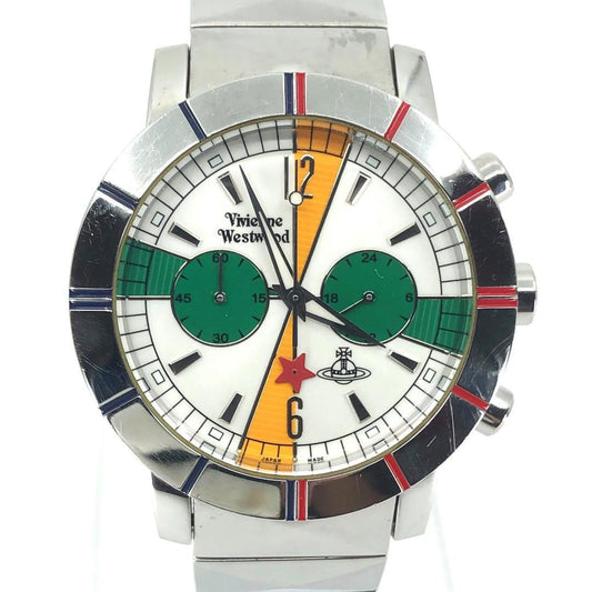 【希少】Vivienne Westwood ヴィヴィアンウエストウッド／VW-2051／クォーツ／ステンレス／シルバー・ホワイト