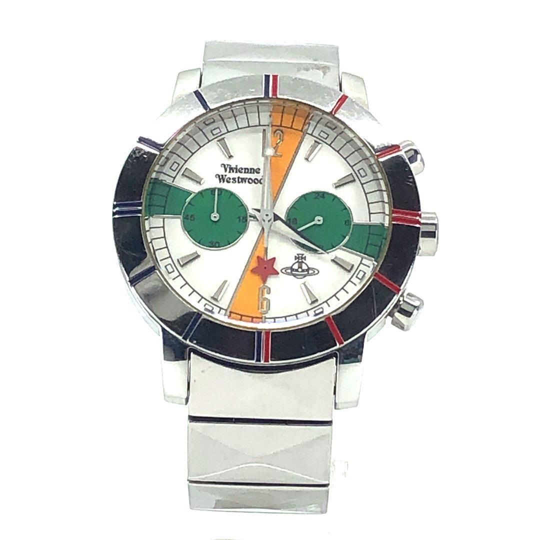 【希少】Vivienne Westwood ヴィヴィアンウエストウッド／VW-2051／クォーツ／ステンレス／シルバー・ホワイト