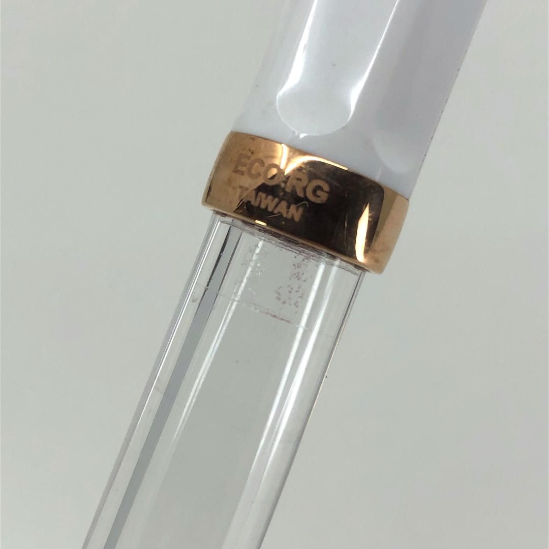 【美品】 TWSBI ツイスビー／エコRG 万年筆／M／プラスチック／ホワイト ローズゴールド
