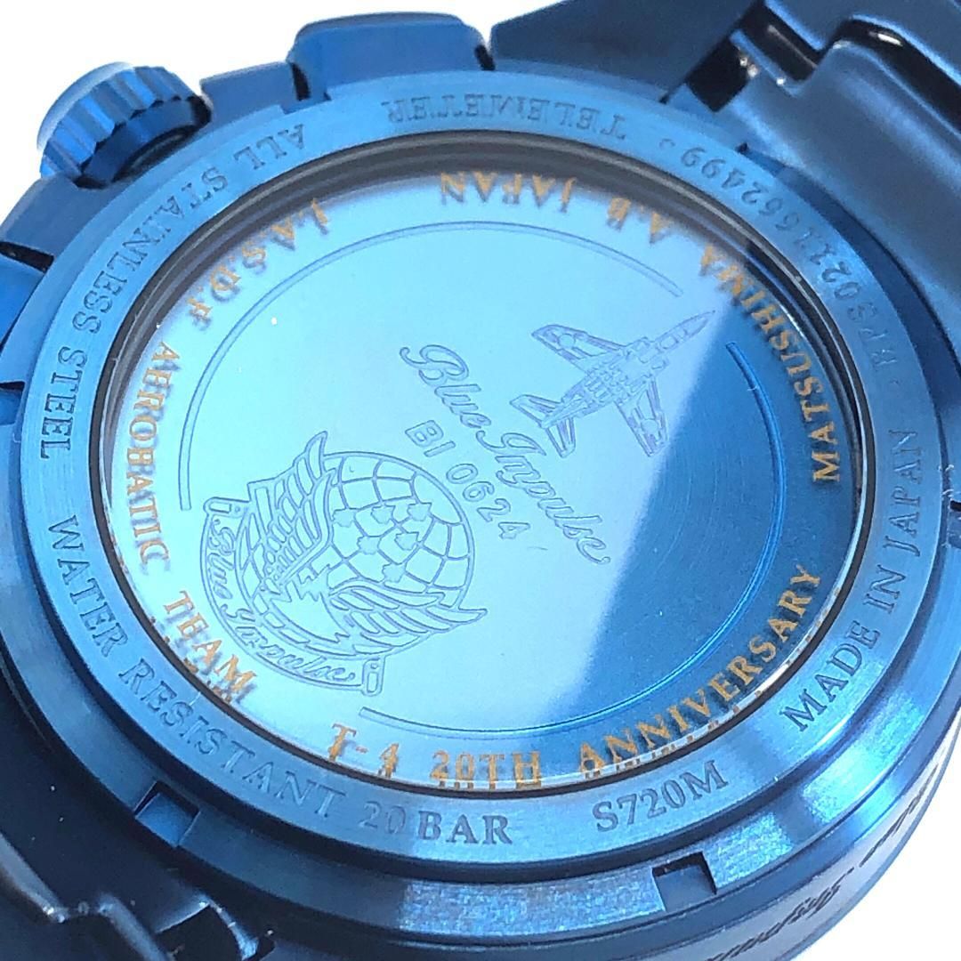 【美品】KENTEX ケンテックス／日本航空自衛隊最高峰モデル ブルーインパルスSP／クォーツ／ステンレス／ブルー・ブラック