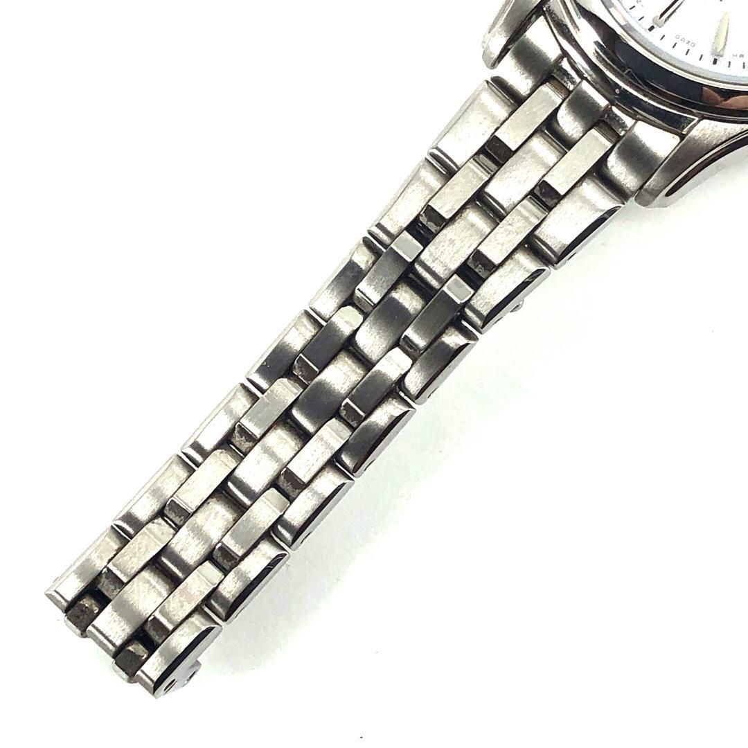 【美品】SEIKO セイコー／エクセリーヌ 1B22-0AM0／ソーラークォーツ／ステンレス／シルバー・ホワイト