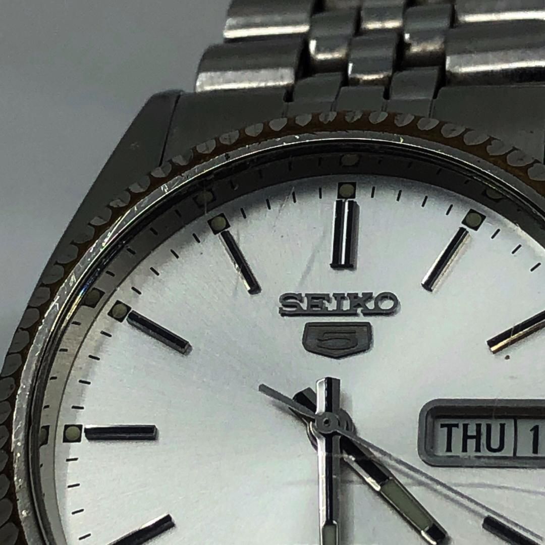 SEIKO セイコー／セイコー5 フルーテッドベゼル 7S26-3110／自動巻き／ステンレス／シルバー