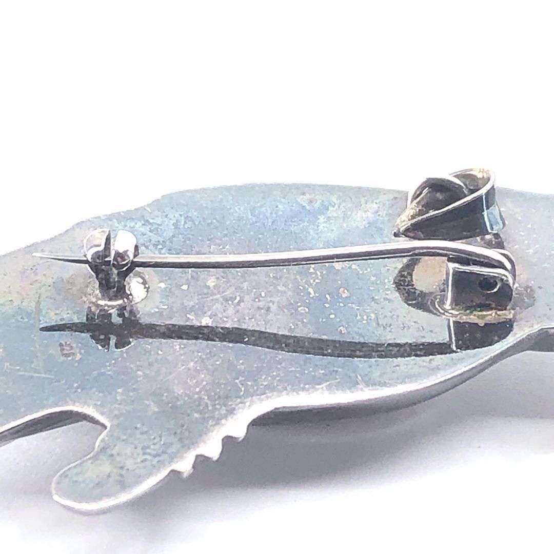 【訳あり・売り切り品】オウム ブローチ ペンダントトップ ／SV925／シルバー