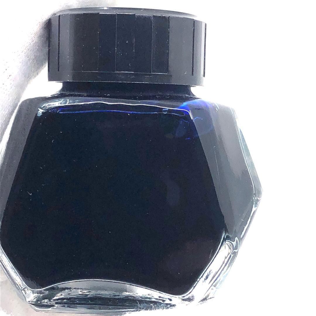 【美品・箱付き】佐瀬工業所／ウォーターマン ガラスペン インクボトル セット／グラス／クリア・ブルー