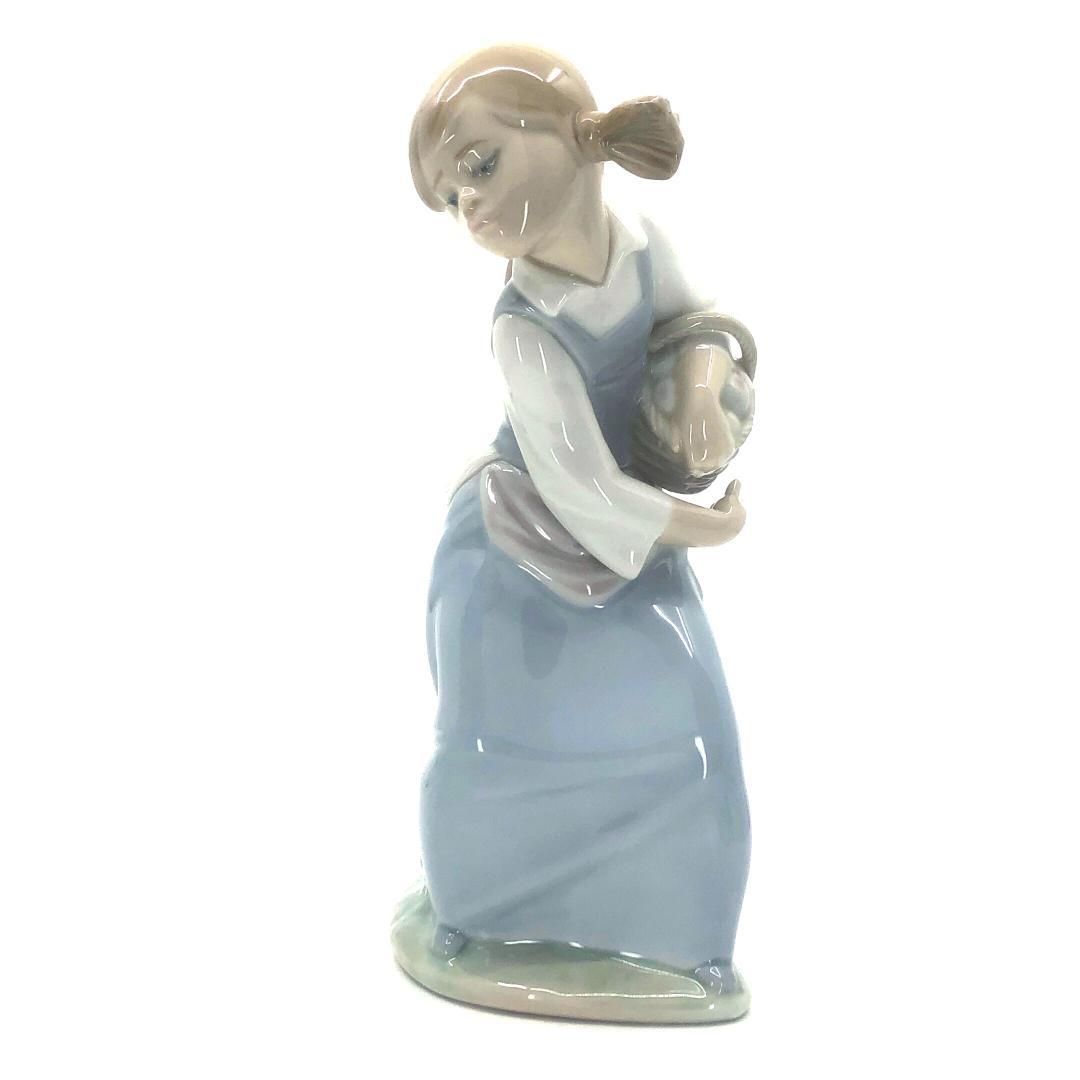 【美品】LLADRO リヤドロ／ポチのいたずら フィギュリン／4982／陶器／マルチカラー