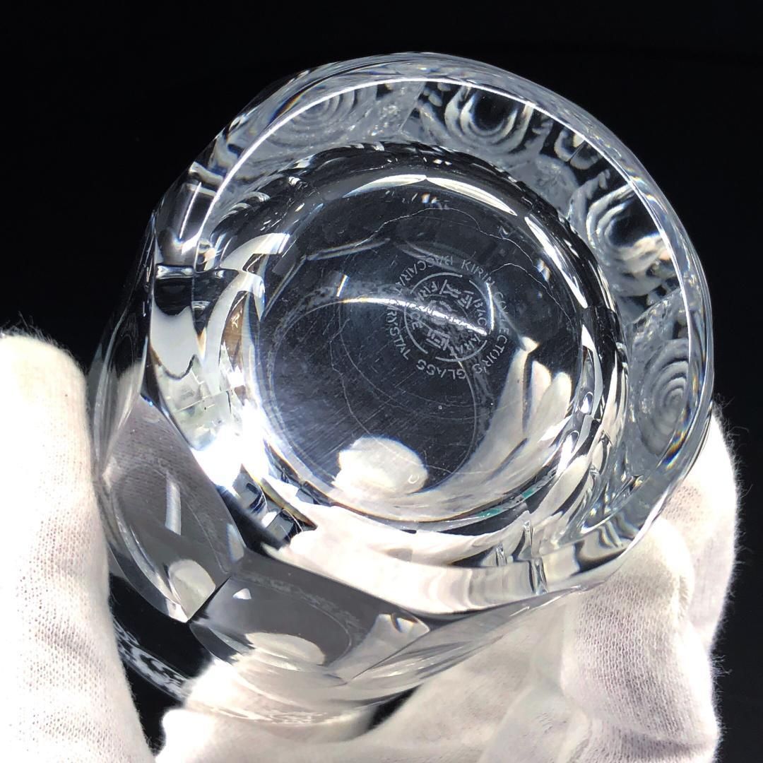 【希少・美品】Baccarat バカラ／キリンコレクターズ 鳥草花柄 ロックグラス／クリスタルグラス／クリア／BC528