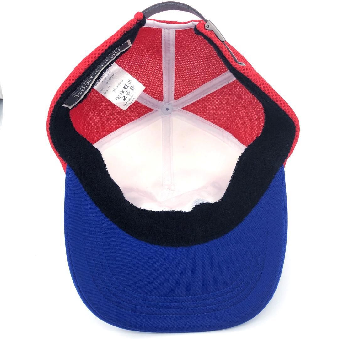 【美品】beauty:beast ビューティービースト／キラーエンジェル トラッカーキャップ／F／Y2K／ポリエステル／ブルー・ホワイト・レッド