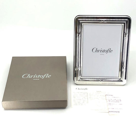 【美品・箱付き】Christofle クリストフル／フォトフレーム 写真立て／クリストフルシルバー／シルバー／CF7