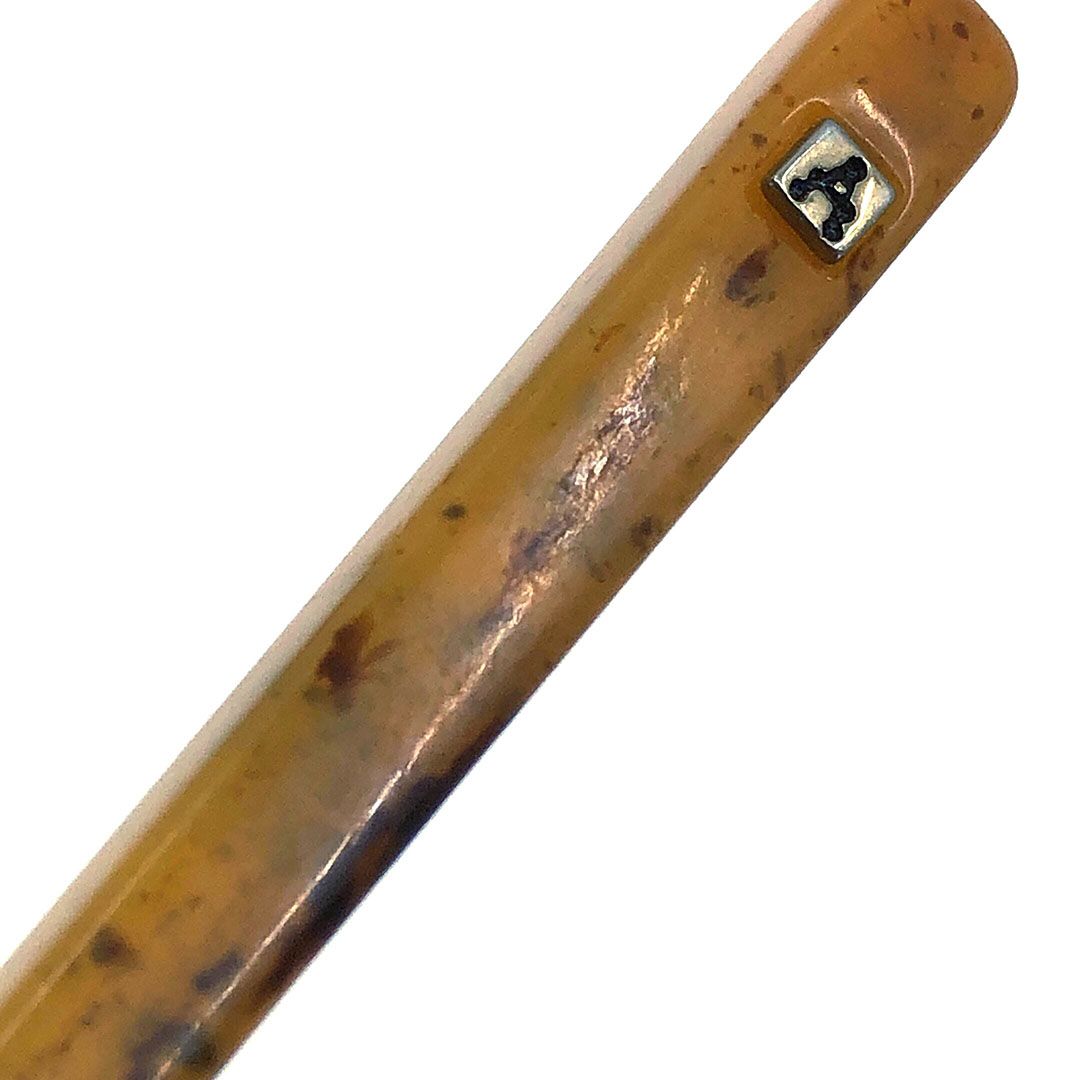 ALEXANDRE DE PARIS アレクサンドルドゥパリ／ヘアアクセサリー かんざし べっ甲調／イエロー ブラウン／AP06