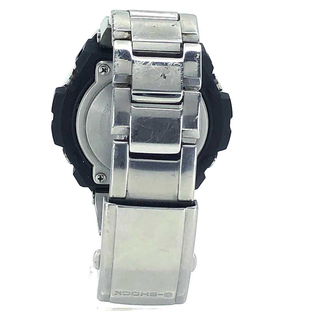 CASIO カシオ／G-SHOCK G-STEEL GST-W330D／ソーラークォーツ／アナデジ／ステンレス／シルバー・ブラック