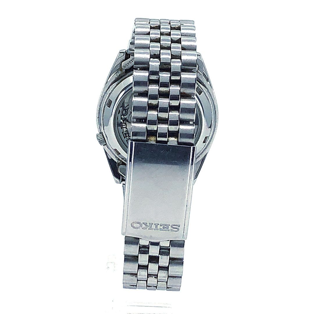 SEIKO セイコー／セイコー5 7S26-0500／自動巻き／裏スケルトン／ステンレス／シルバー