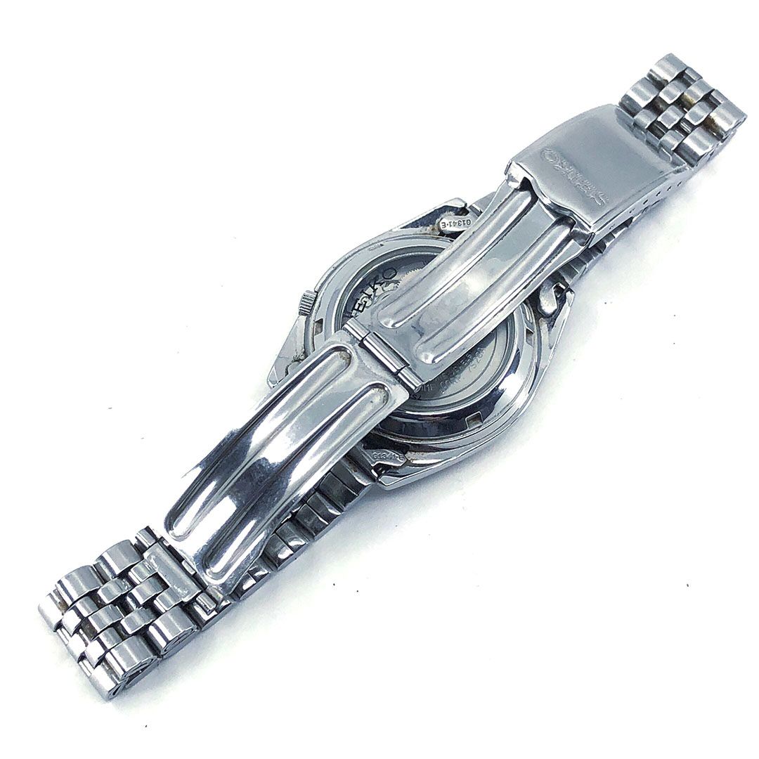 SEIKO セイコー／セイコー5 7S26-0500／自動巻き／裏スケルトン／ステンレス／シルバー