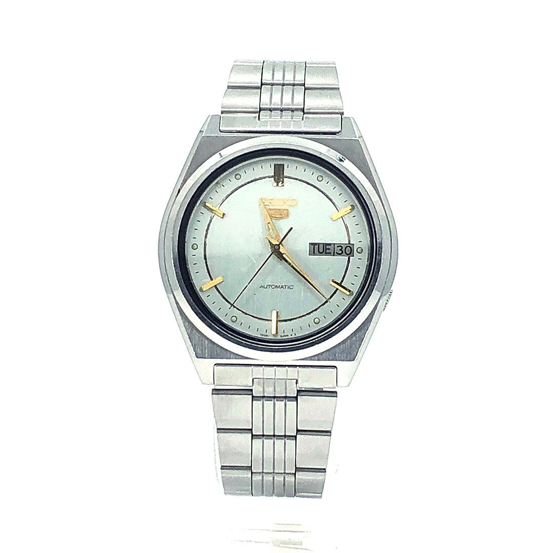 SEIKO セイコー／セイコー 5 7009-876A／自動巻き／ゴールドインデックス／ステンレス／シルバー・ゴールド