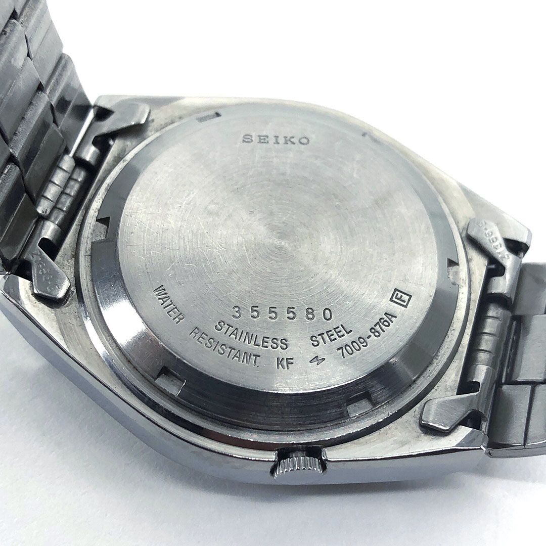SEIKO セイコー／セイコー 5 7009-876A／自動巻き／ゴールドインデックス／ステンレス／シルバー・ゴールド