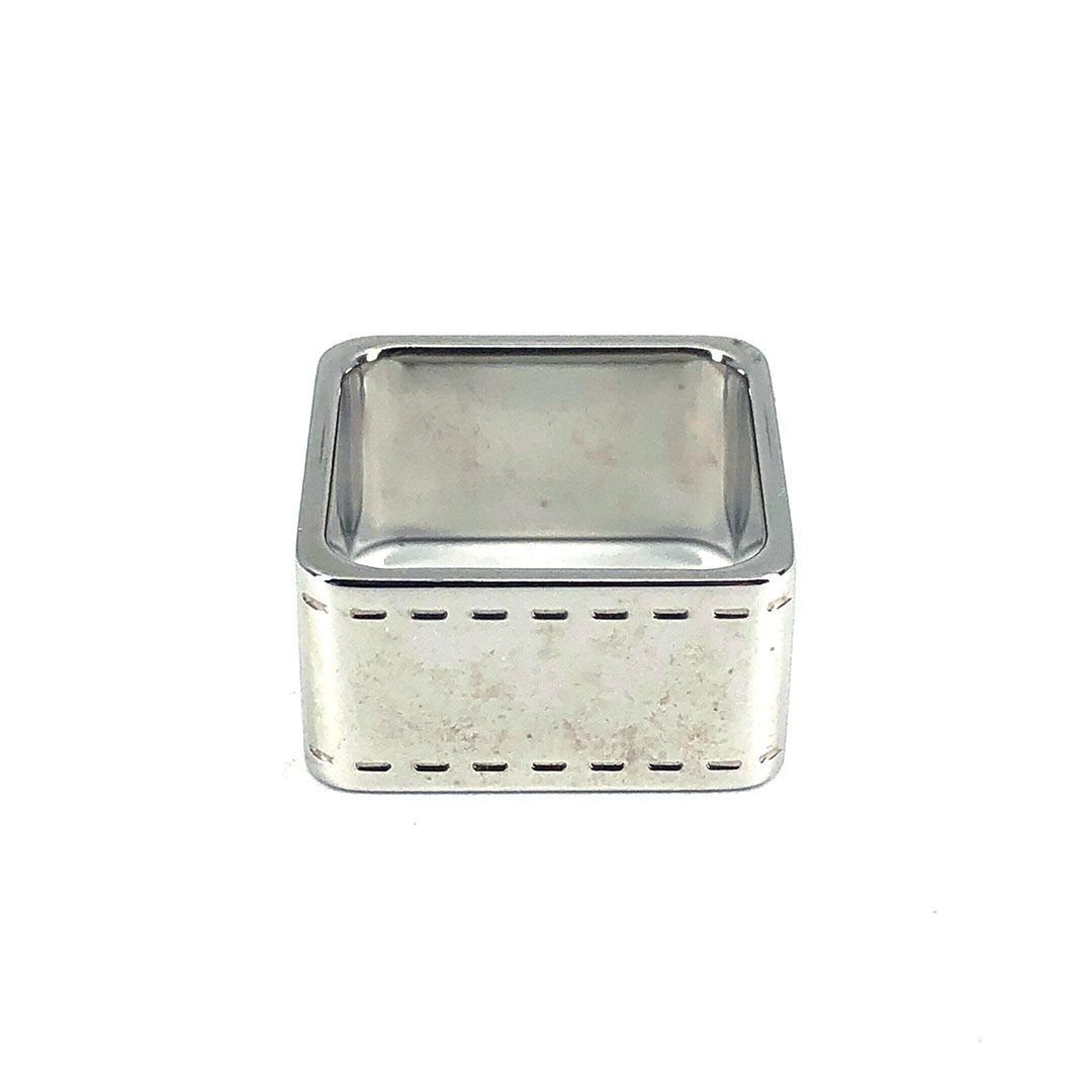 【箱付き】HERMES エルメス／スカーフリング／ボルデュック カレ 90／メッキ／シルバー