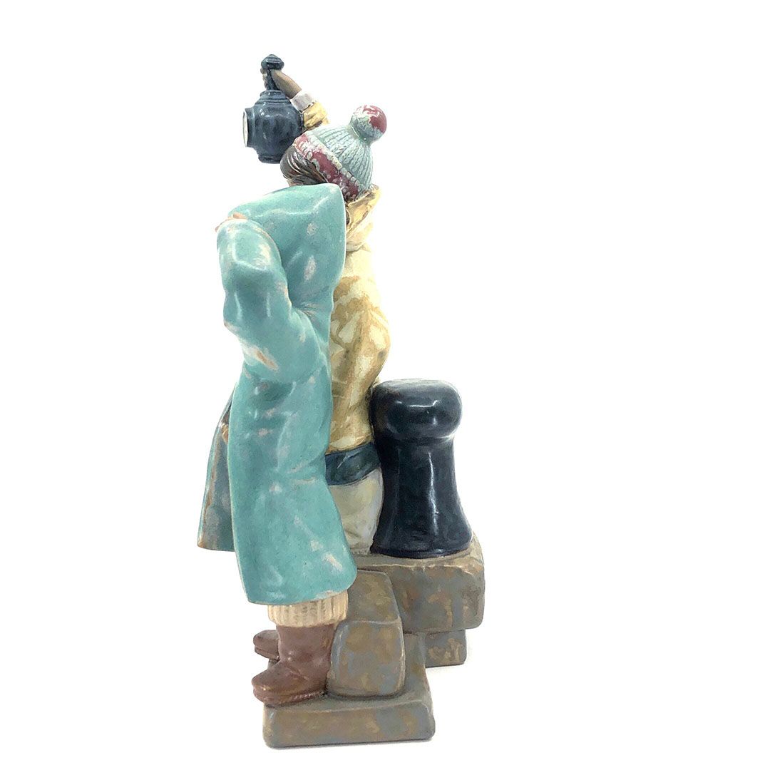 【美品】LLADRO リヤドロ／おーい、ここだよ フィギュリン／2173／陶器／マルチカラー