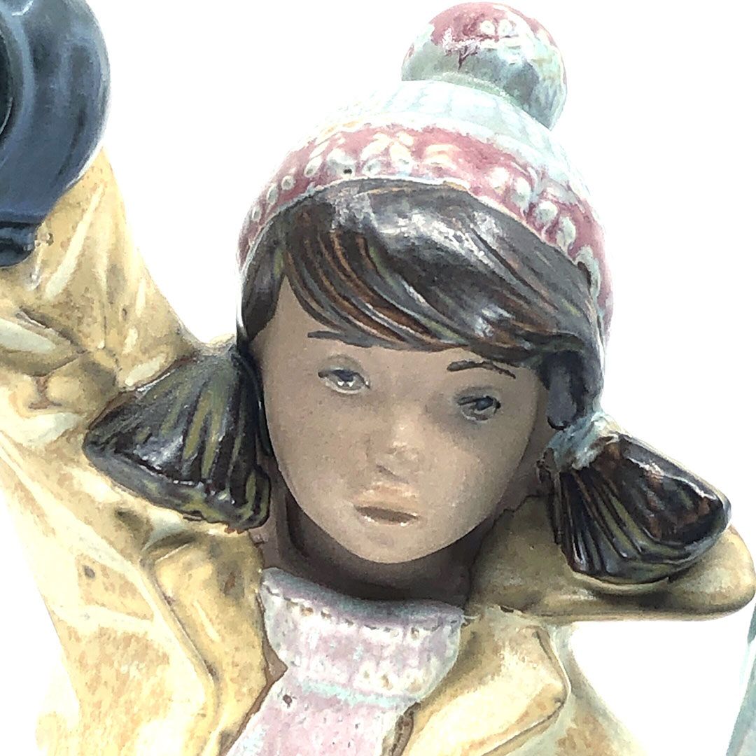 【美品】LLADRO リヤドロ／おーい、ここだよ フィギュリン／2173／陶器／マルチカラー