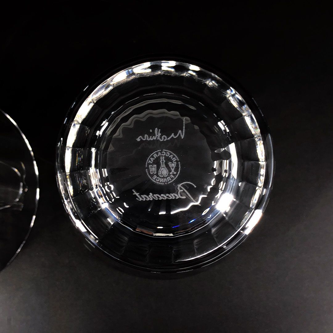 【希少・箱付き】Baccarat  バカラ／ミルニュイ ペア タンブラー／クリスタルグラス／クリア／BC539