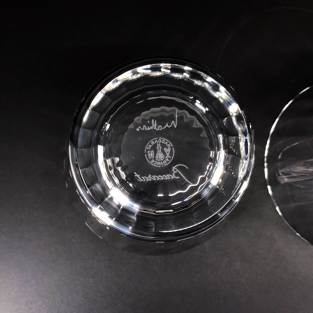 【希少・箱付き】Baccarat  バカラ／ミルニュイ ペア タンブラー／クリスタルグラス／クリア／BC539