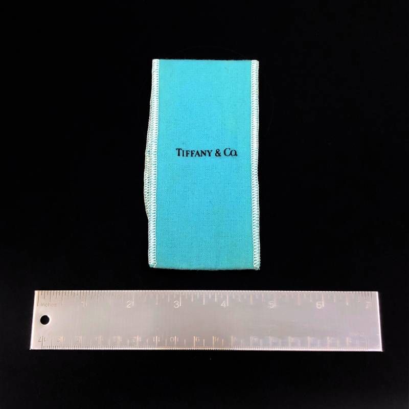 【美品・保管袋付き】Tiffany ティファニー／シルバープレート 定規 物差し スケール／銀メッキ／シルバー