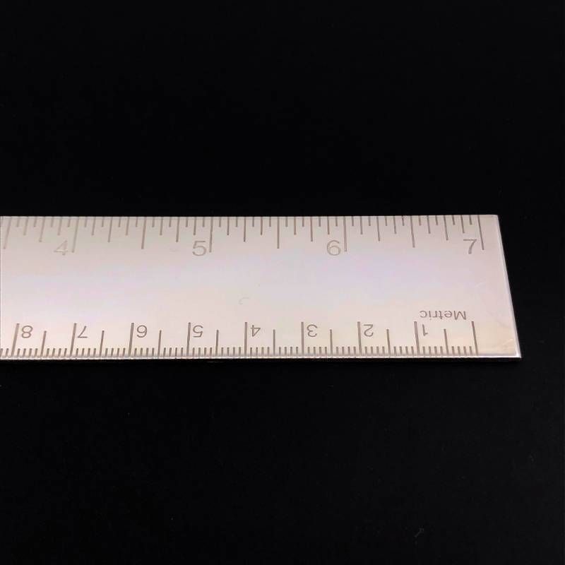 【美品・保管袋付き】Tiffany ティファニー／シルバープレート 定規 物差し スケール／銀メッキ／シルバー