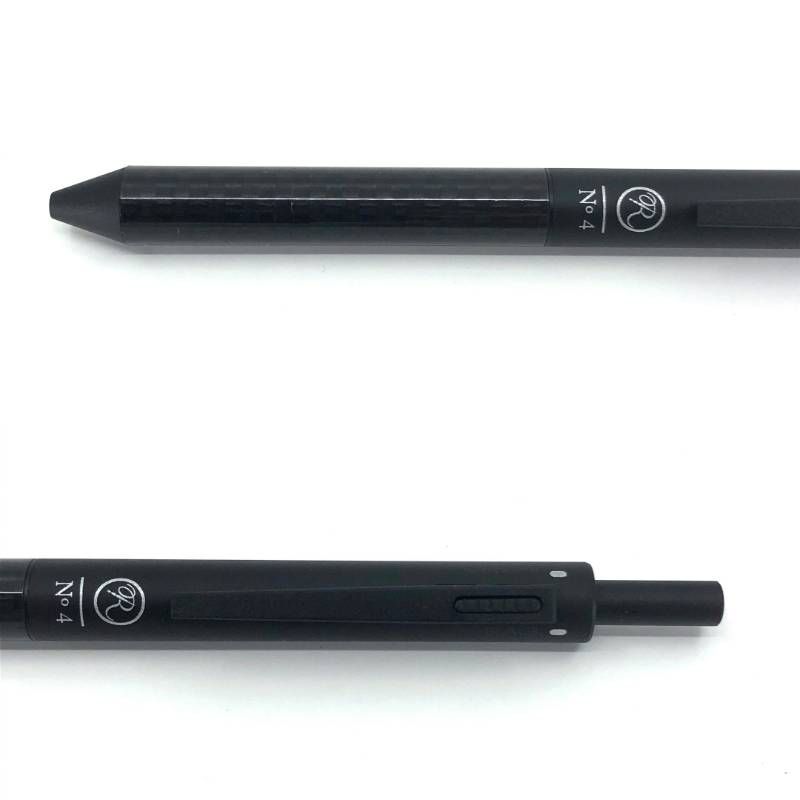 【美品・箱・説明書付き】ROMEO ロメオ 伊東屋／No.4／多機能ペン 4in1 カーボングリップ RM4-02／シャープペン ボールペン