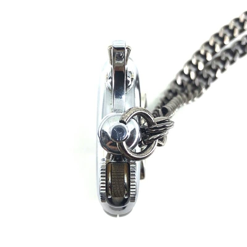 【美品・箱付き】ヴィヴィアンウエストウッド／チェーン ネックレス オイルライター／オーブ／ステンレス／ブラック