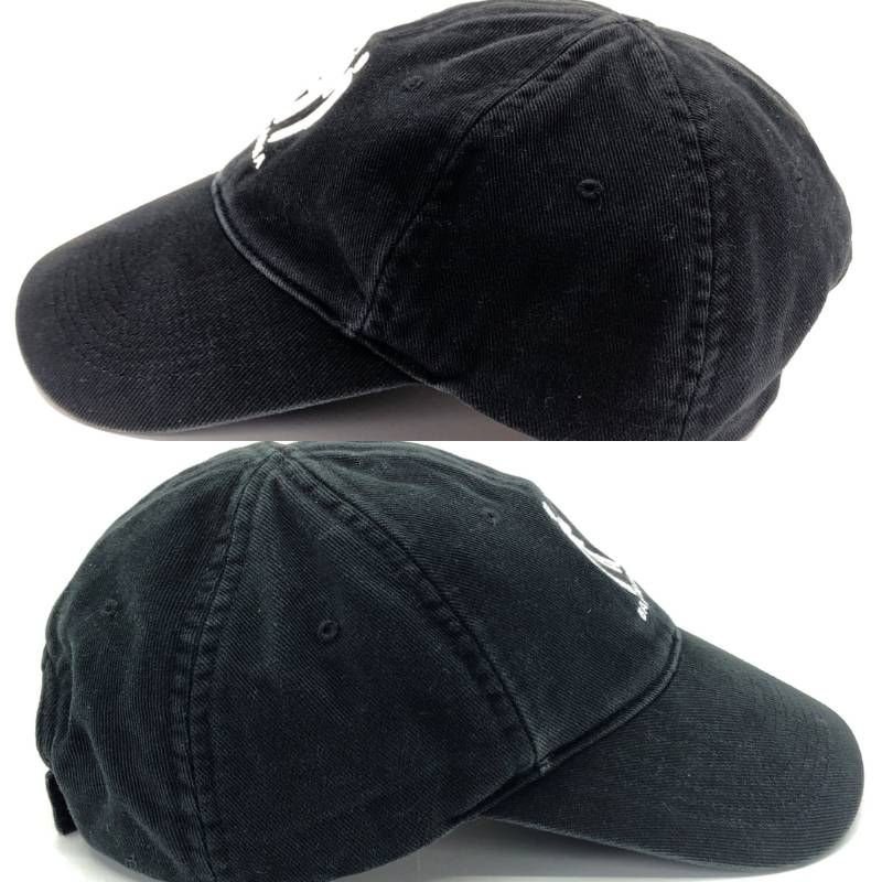 BALENCIAGA バレンシアガ／ヴィンテージ加工 2022 Pride プライド ベースボールキャップ／M 57／ブラック