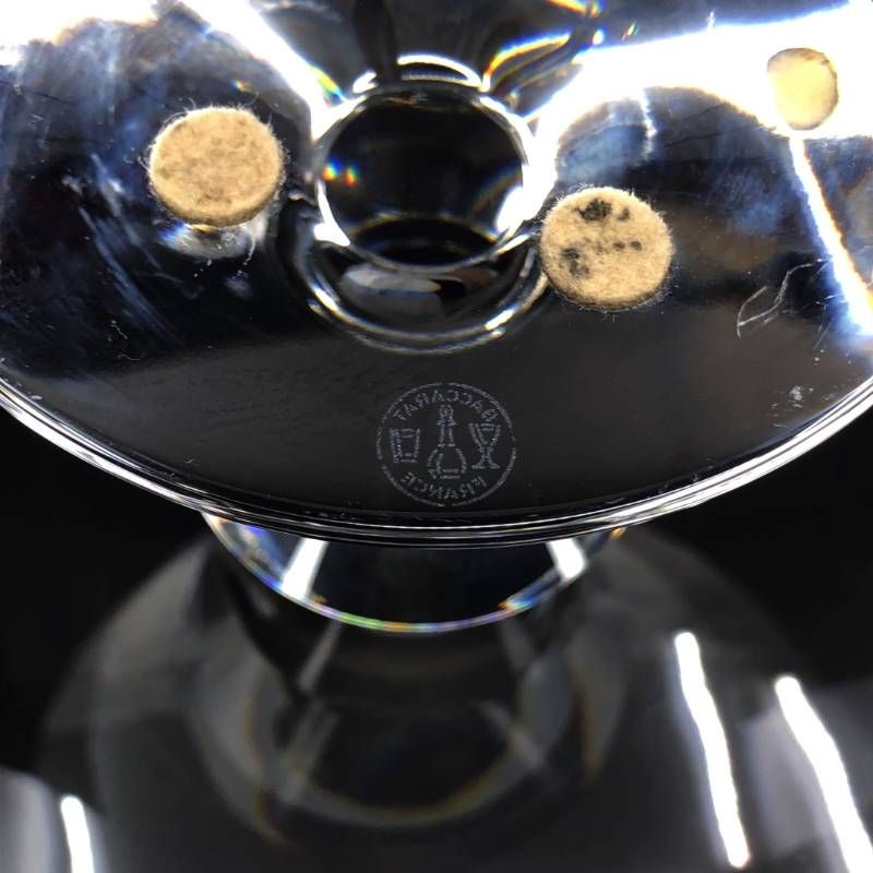 【希少】Baccarat バカラ／ベガ グランドコンポート／クリスタルグラス／直径約32.5cm／クリア／BC548