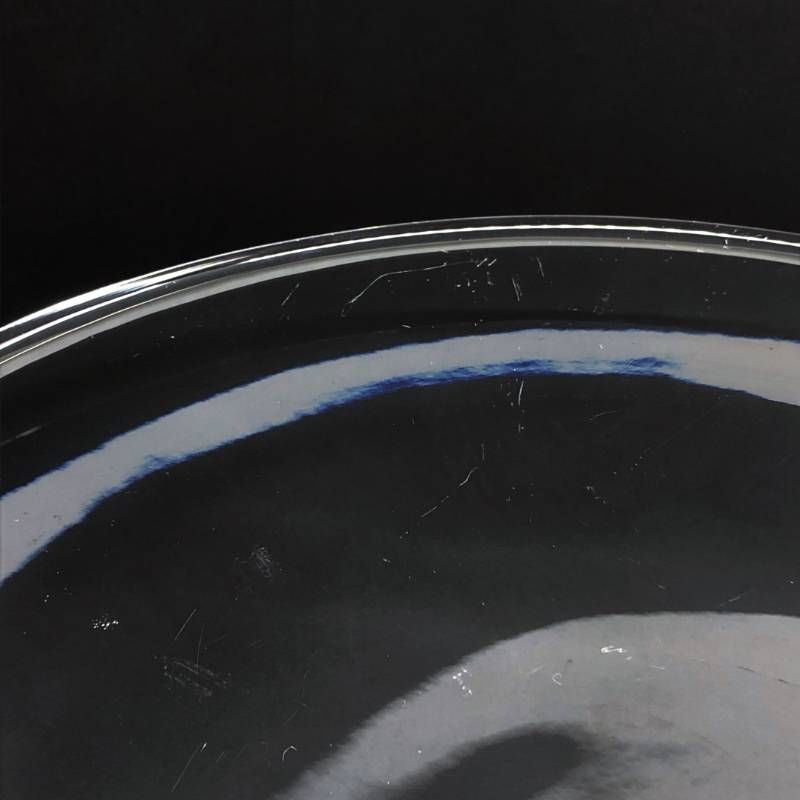 【希少】Baccarat バカラ／ベガ グランドコンポート／クリスタルグラス／直径約32.5cm／クリア／BC548