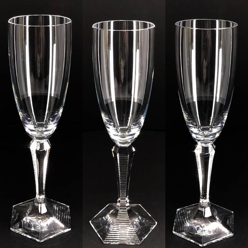 【希少】Baccarat バカラ／オペラ シャンパンフルート／クリスタルグラス／クリア／BC554