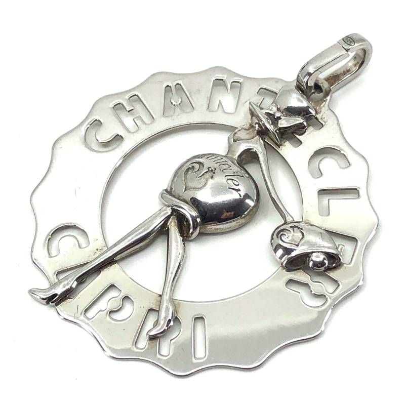 【美品】Chantecler シャンテクレール／マダム クロシェット ペンダントトップ／SV925／シルバー