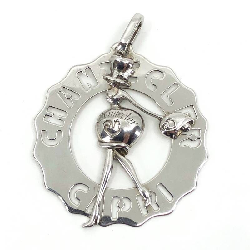 【美品】Chantecler シャンテクレール／マダム クロシェット ペンダントトップ／SV925／シルバー
