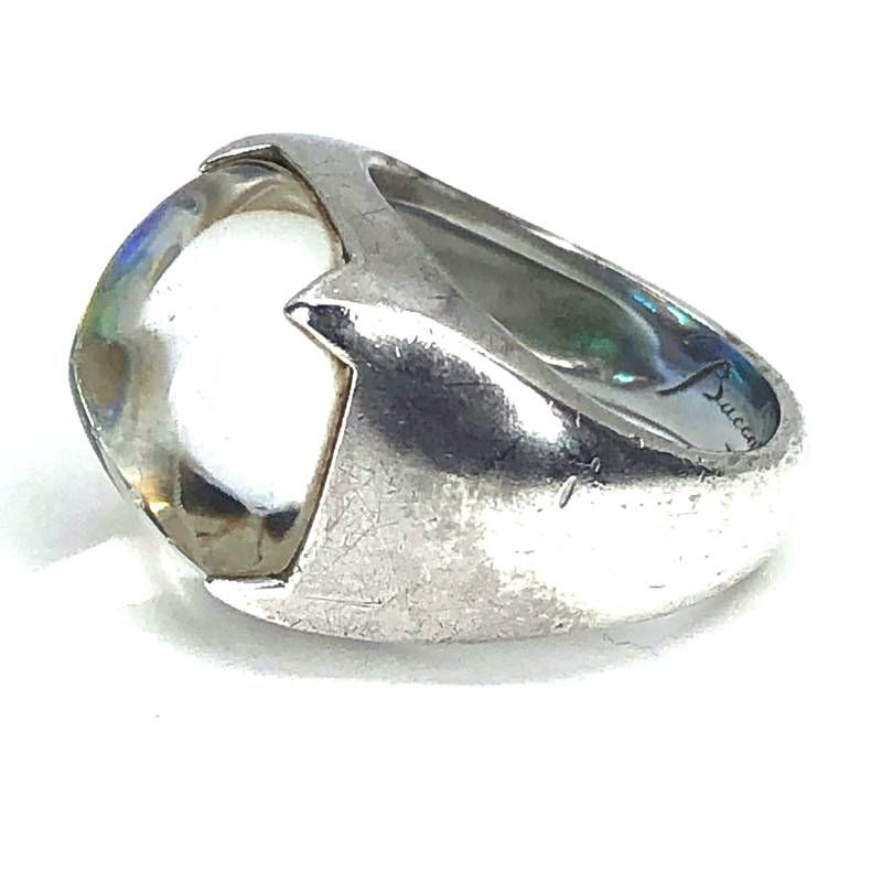 Baccarat バカラ／メディチ リング／クリスタルグラス・SV925／11.5号／オーロラ／BC560