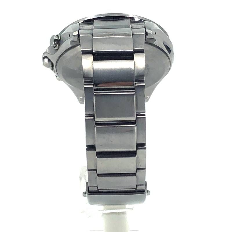 【美品】CITIZEN シチズン／エコドライブ E610 S104203／ソーラークォーツ／チタン／シルバー・ブラック