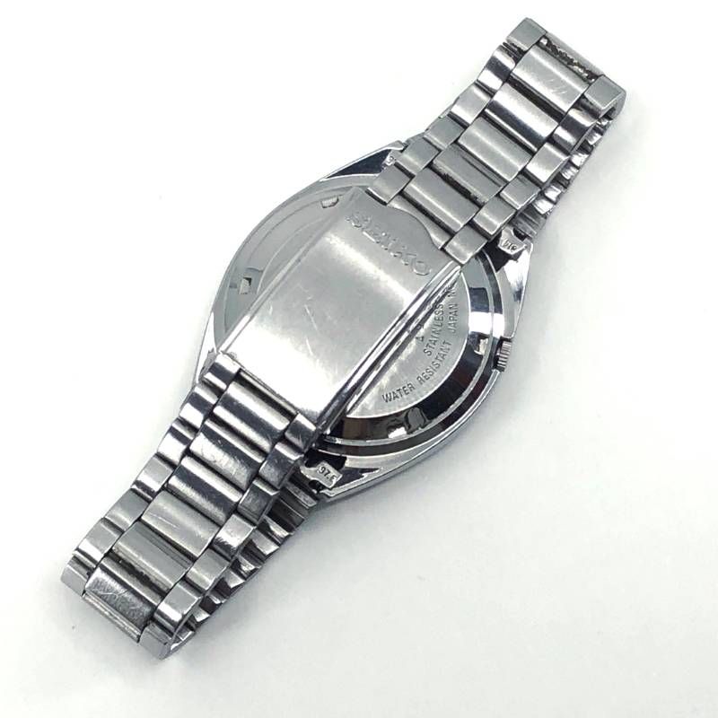 【美品】SEIKO セイコー／セイコー5 7009-3041／自動巻き／ステンレス／シルバー・イエローゴールド