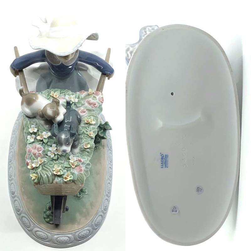 【美品】LLADRO リヤドロ／乗せてあげる 5460／陶器／マルチカラー