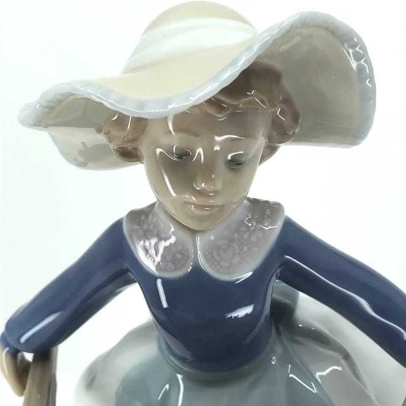 【美品】LLADRO リヤドロ／乗せてあげる 5460／陶器／マルチカラー