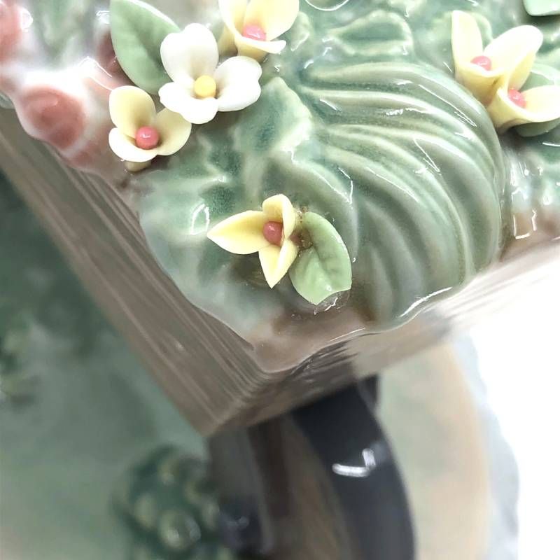 【美品】LLADRO リヤドロ／乗せてあげる 5460／陶器／マルチカラー