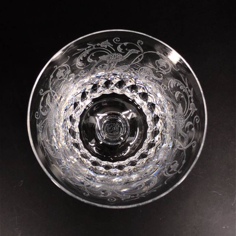 Baccarat バカラ／パルメ ワイングラス／12.8cm／クリスタルグラス／クリア／BC566