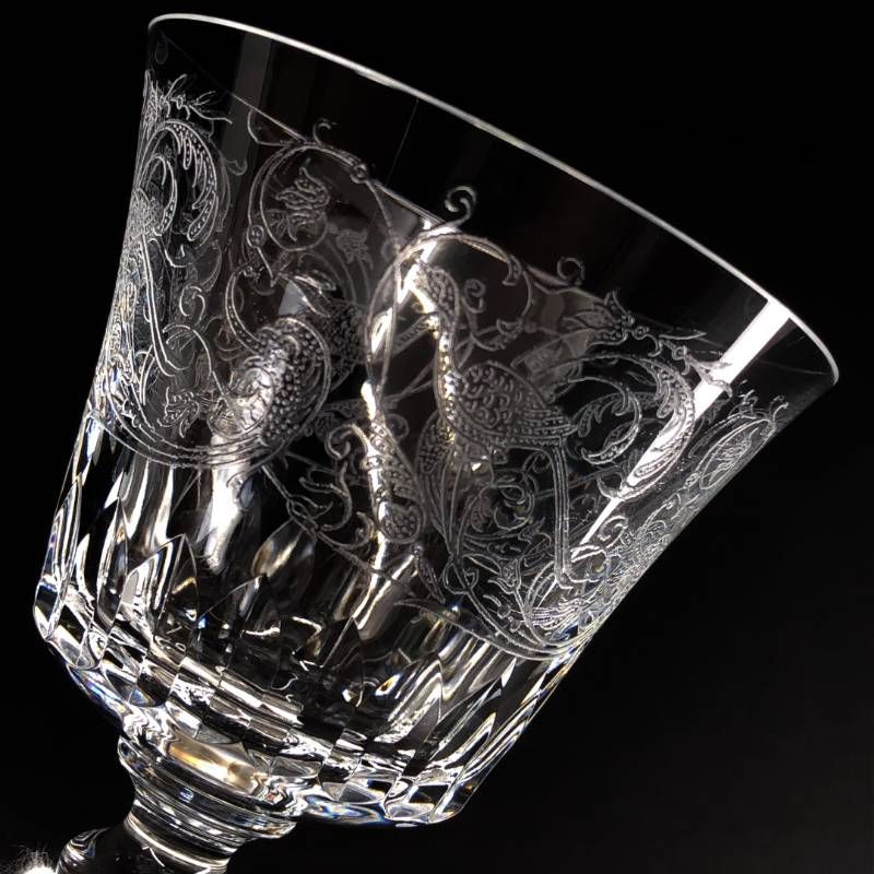 Baccarat バカラ／パルメ ワイングラス／12.8cm／クリスタルグラス／クリア／BC567