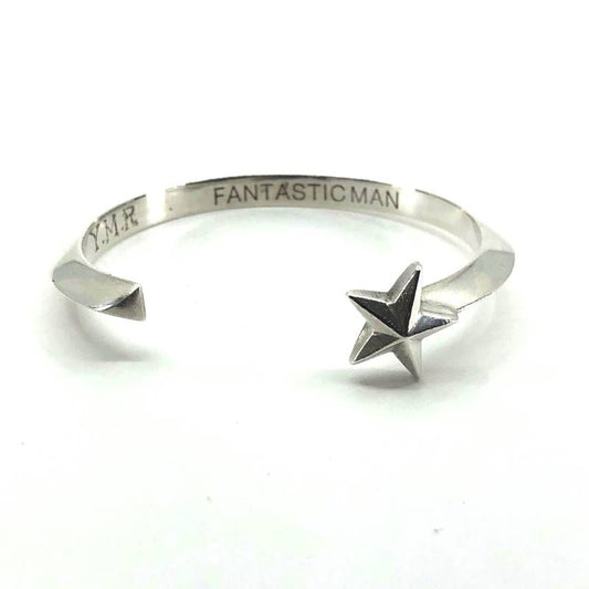 【訳あり・売り切り】FANTASTICMAN ファンタスティックマン／スターモチーフ バングル／シルバー