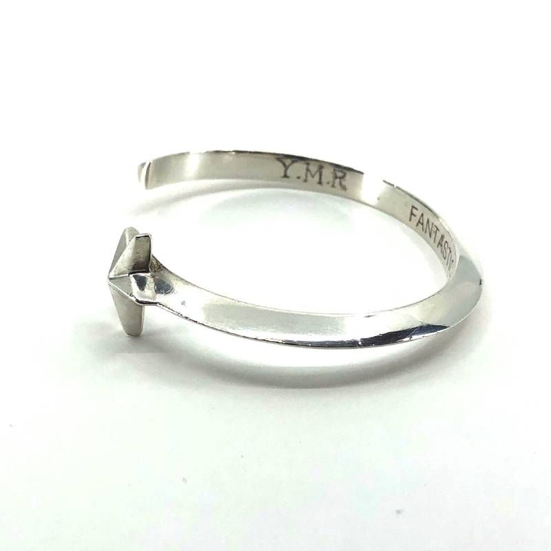 【訳あり・売り切り】FANTASTICMAN ファンタスティックマン／スターモチーフ バングル／シルバー