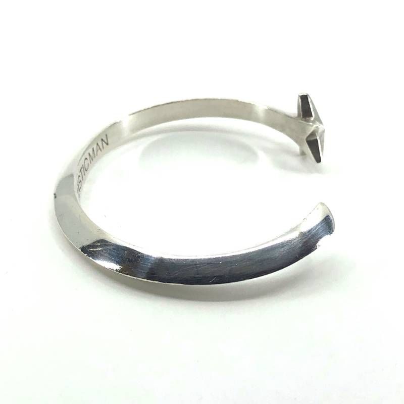 【訳あり・売り切り】FANTASTICMAN ファンタスティックマン／スターモチーフ バングル／シルバー